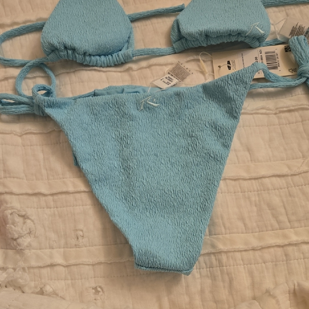 Rusty Aqua Triangle Bikini Set - Picture 6 of 8